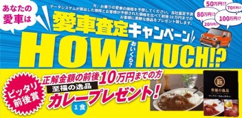 HOW MUCH ？査定キャンペーン☆